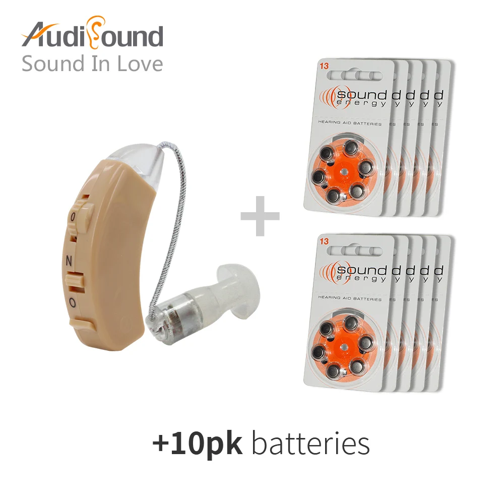 Amplifier Hearing Aid Sound Ear Hearing Aid Kit Adjustable Behind Ear