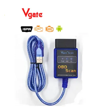 Vgate ELM327 Usb интерфейс, Obd прибор для сканирования автомобиля Obd2 Vgate ELM327 Usb интерфейс, Obd прибор для сканирования автомобиля Obd2
