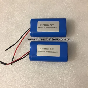 

P-DVD flood light robot alarm monitor battery pack 2S1P 3400mah battery pack 7.2V 18650BF NCR18650BF NCR18650B 18650B pcm 4A