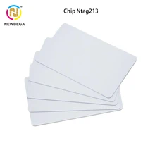 10 шт. карта RFID NFC RFID Ntag213 HF 13,56 МГц ПВХ обычная белая карта для карт Zebra Evoil Datacard IDP принтер