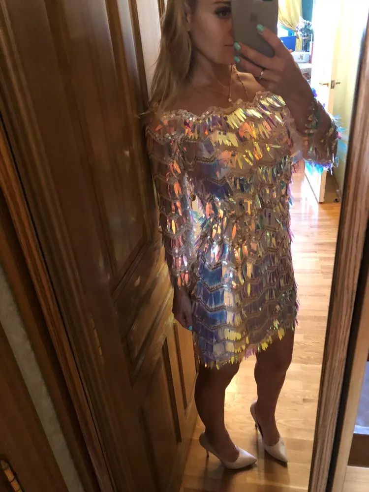 'Start The Show' Festival Sequin Dress photo review