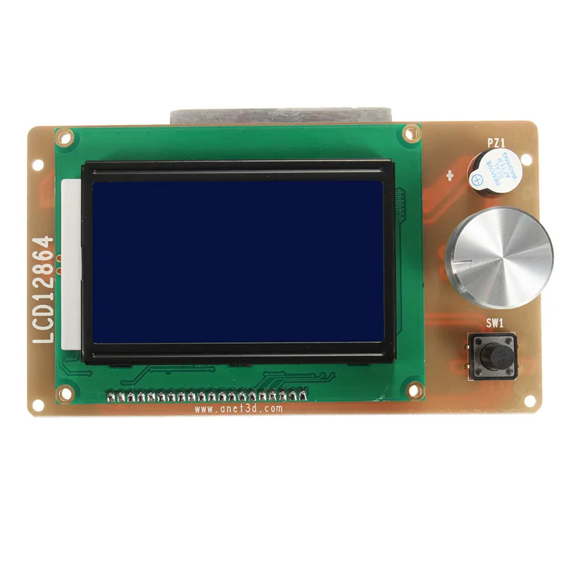 1 шт. 3D-принтер RAMPS1.4 lcd 12864 управление ЖК-модулем Регулируемый большой экран 12864 lcd 3(дюйма) материнская плата Интегрированная sd-карта