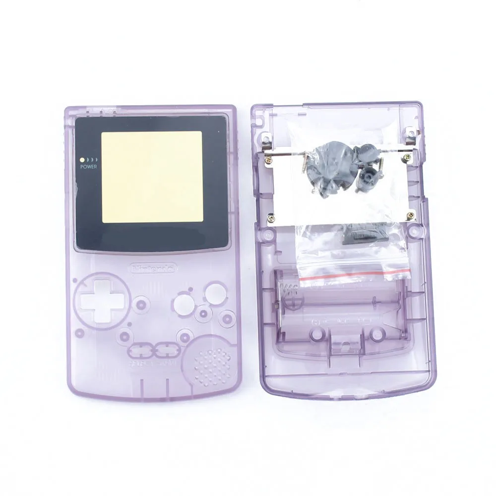 Сменный светящийся Прозрачный чехол для nintendo для GBA, чехол для Gameboy Advance, кнопки, отвертка