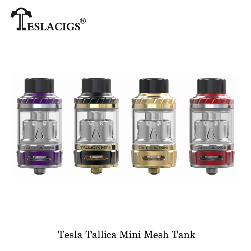 Электронная сигарета Tesla Tallica Mini сетчатый Бак 4 мл/6 мл бак Sub ohm с катушкой 0 18 Ом