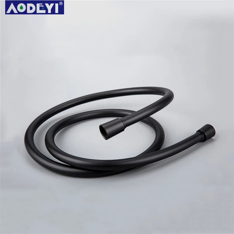 PVC عالية الضغط الفضة والأسود PVC السلس دش خرطوم للحمام يده دش رئيس خرطوم استحمام مرن شحن مجاني 11- 088