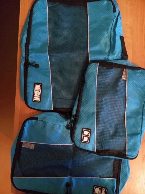 Soperwillton Packing Cubes Packing organizers Breathable Nylon Travel Duffle Bag Men Women Travel Luggage Organizer Cube Set 501 photo review