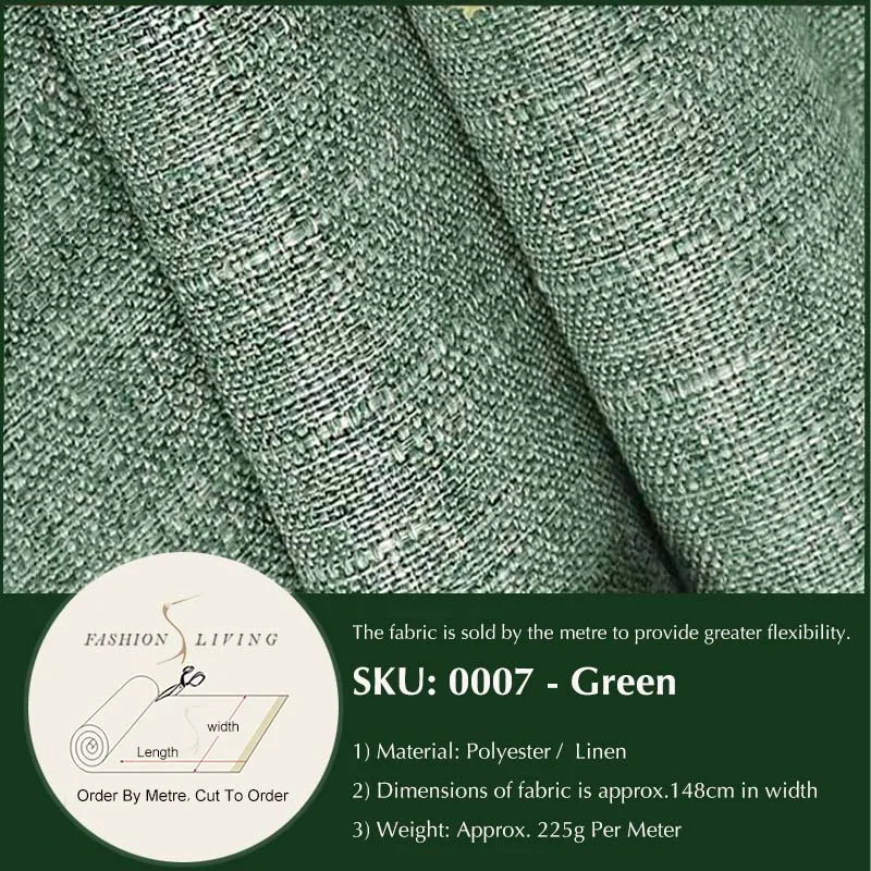 148 см широкая разноцветная льняная смесь бежевая ткань серая ткань для дивана ткань для подушки домашняя декоративная ткань синий коричневый зеленый ткань