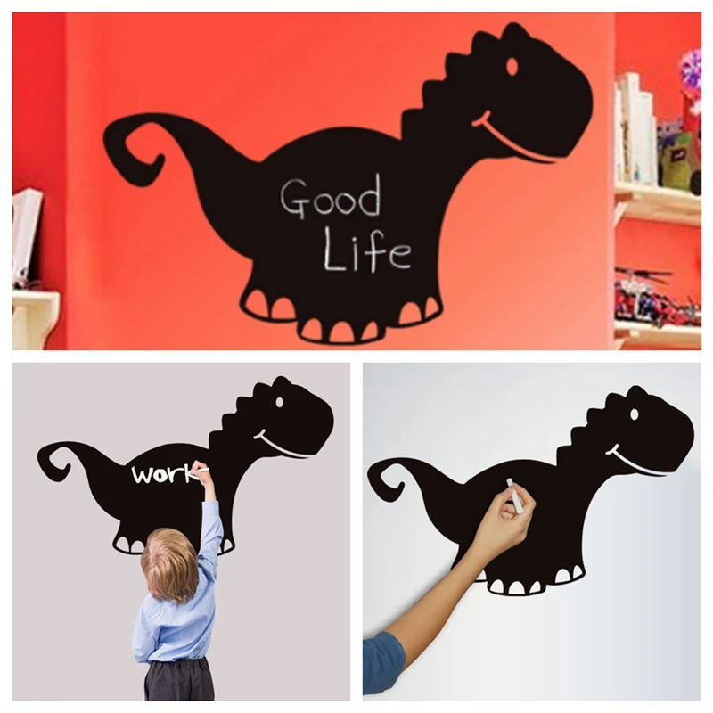 55x85cm Chalk Board Dinosaur Blackboard Stickers Vinyl Draw Decor Mural