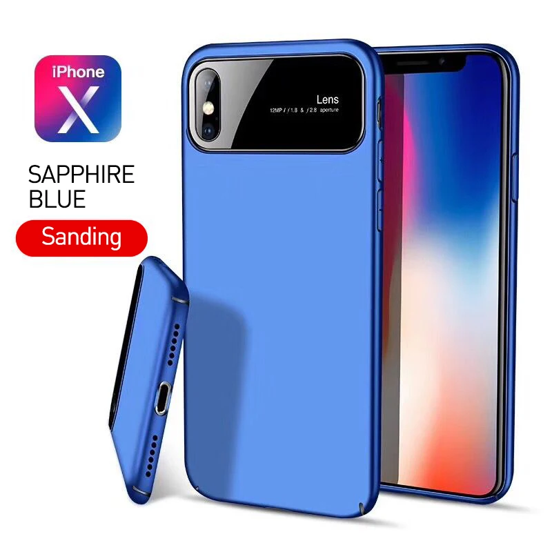 

Luxury Back Sanding Soft Silicone TPU Case For iPhone 6 6s 7 Plus 8 Cases Full Cover For iPhone X 7 8 Plus 6 6s Phone Case