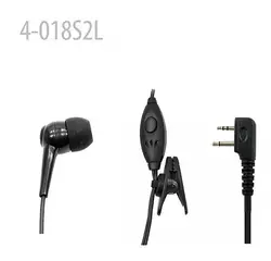4-018S2 (L) один проводные наушники mic с PTT