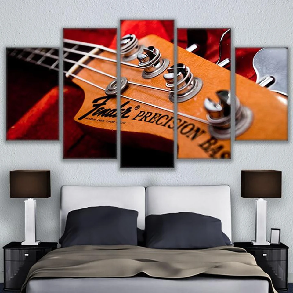 Bass Guitar Neck Pictures Music Posters