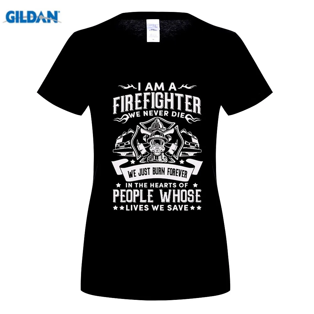 

Summer New Arrival Best Selling T Shirt Firefighter Fireman Tee Shirt Premium Cottont Shirt Transfers