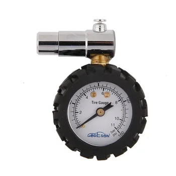 

Godeson Presta Valve BicycleTire Pressure Gauge 0-160psi and 0-11bar
