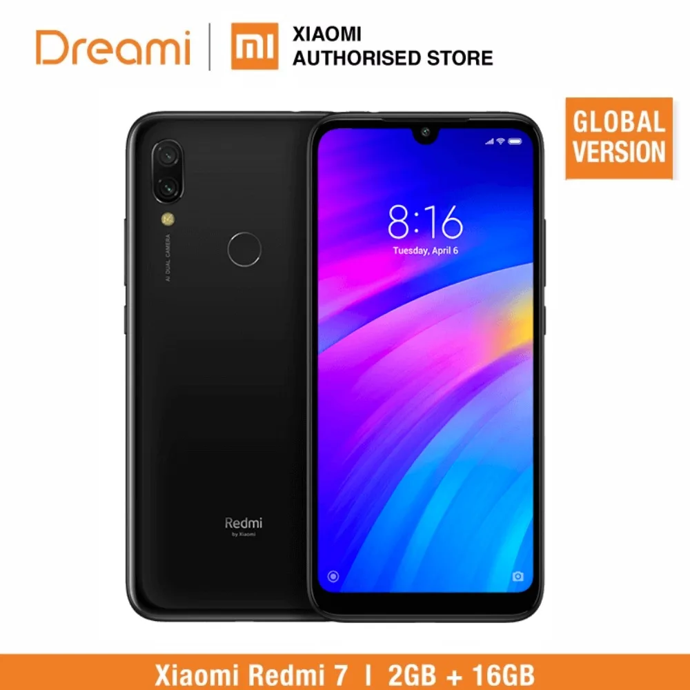 

Global Version Xiaomi Redmi 7 16GB ROM 2GB RAM (Brand New and Sealed Box) redmi7 16gb