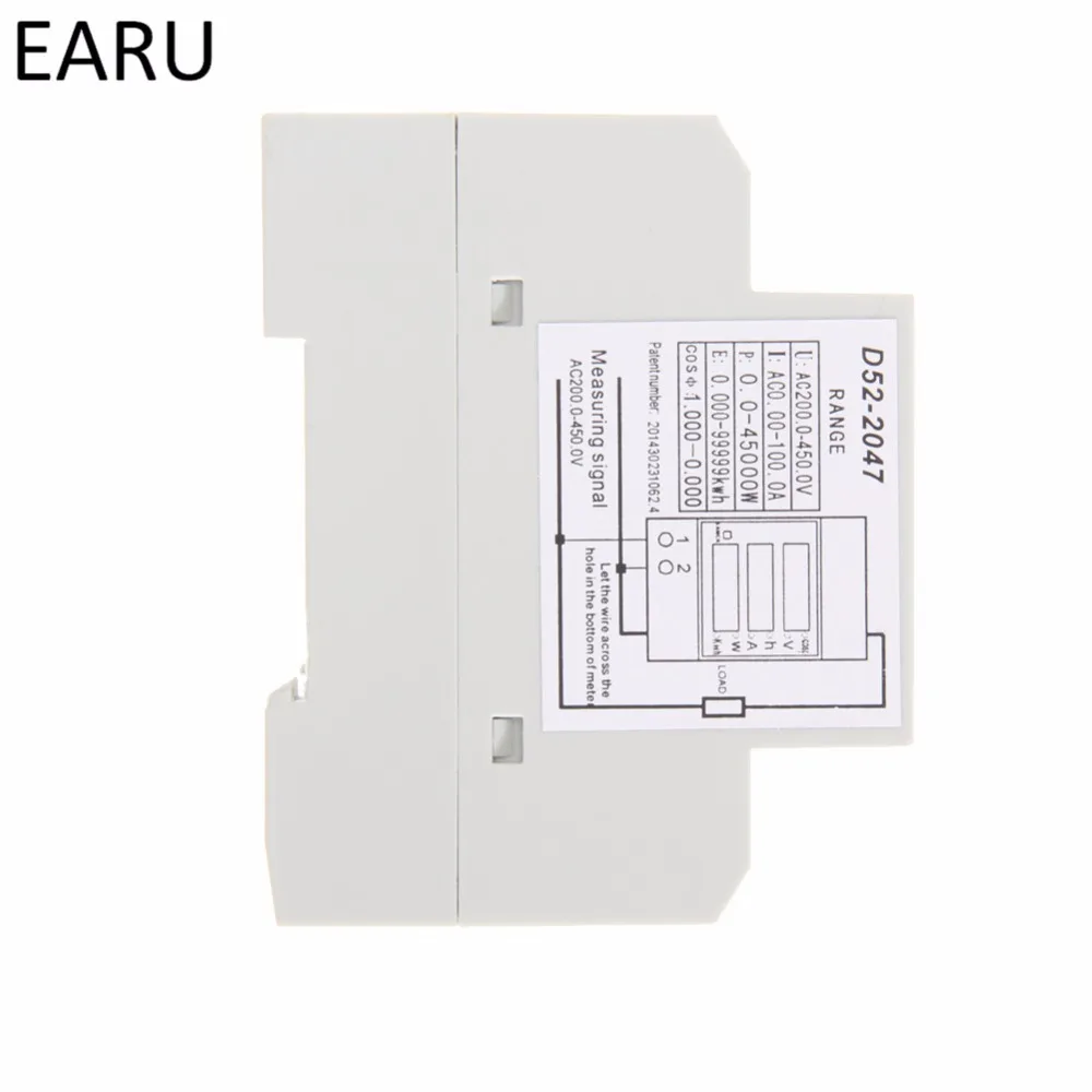 Digital-Din-Rail-Current-Voltage-Power-Ammeter-Voltmeter-Display-Meter-AC200V-450V-Easy-to-install-with (4)