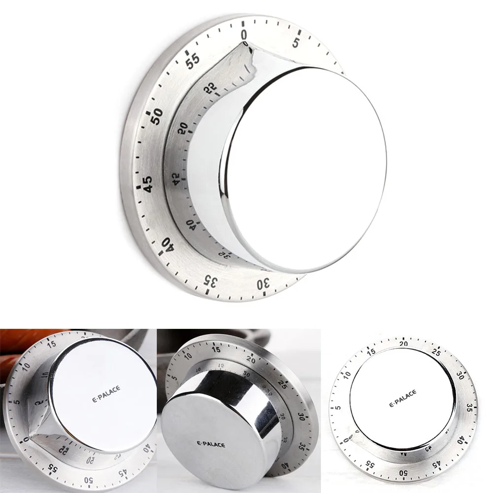 

Kitchen Cooking Timer With Magnet Manual Loud Alarm Sound Home Baking Washing Mechanical 60 Minutes Countdown Timers