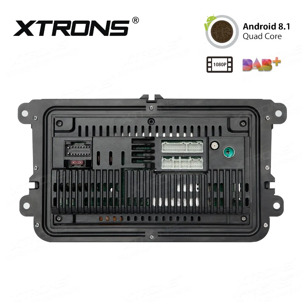 XTRONS " Android 8,1 автомобильный Радио плеер gps RCA OBD без DVD для VW Volkswagen Golf Plus Passat CC Touran Tiguan Sharan для Skoda