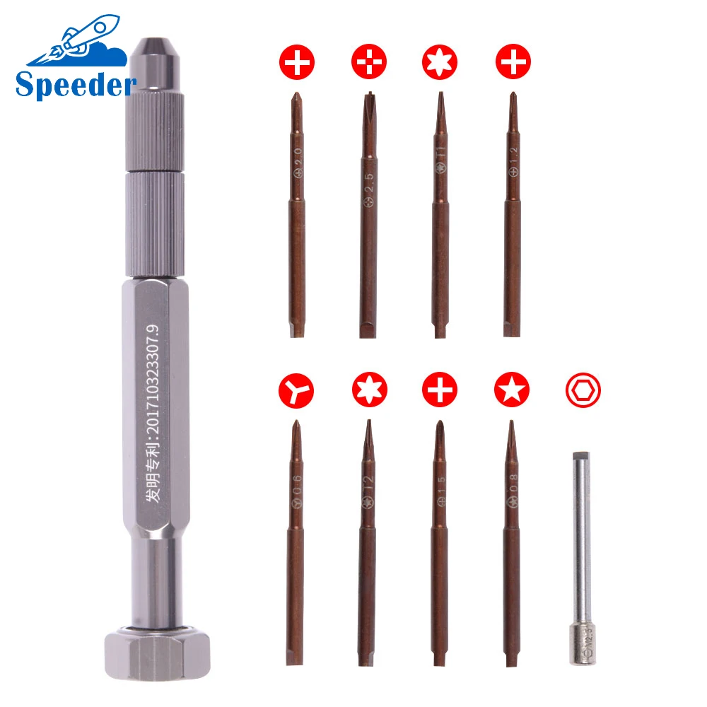 

M911 Multi-function Limited Torques Screwdriver With 9 Bits Repair Tools For Mobile Phone Laptop Tablet Watch Microscope Camera