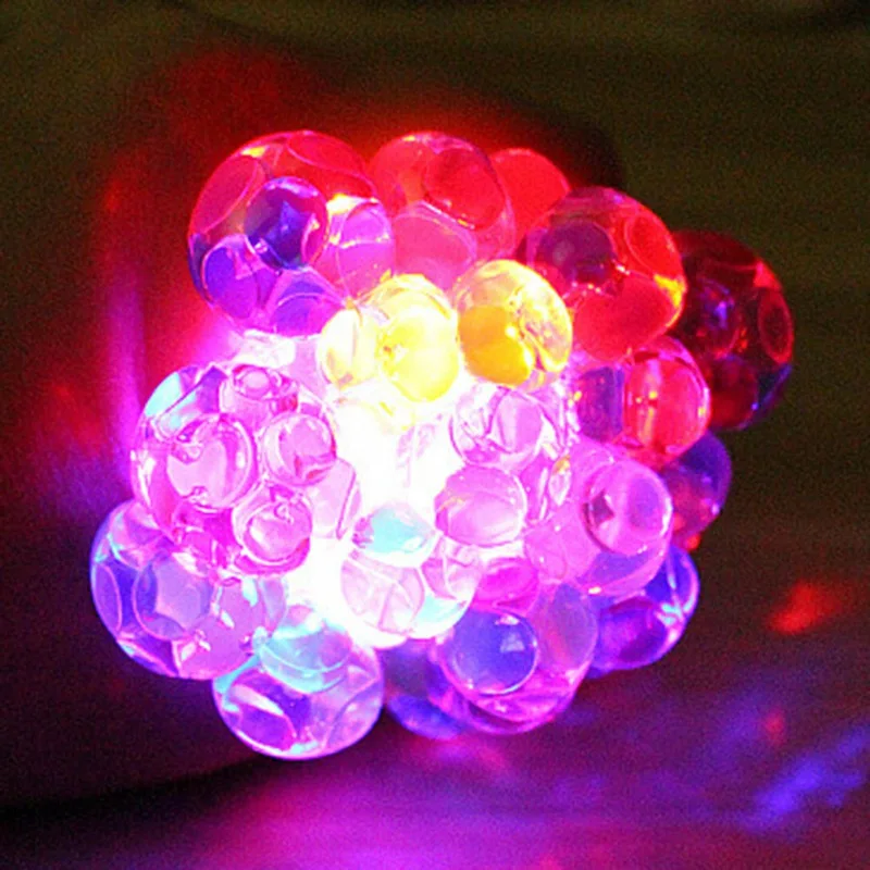 2018 креативные цветные яркие бусины мигающие огни цветные разноцветные светящиеся игрушки для декомпрессии