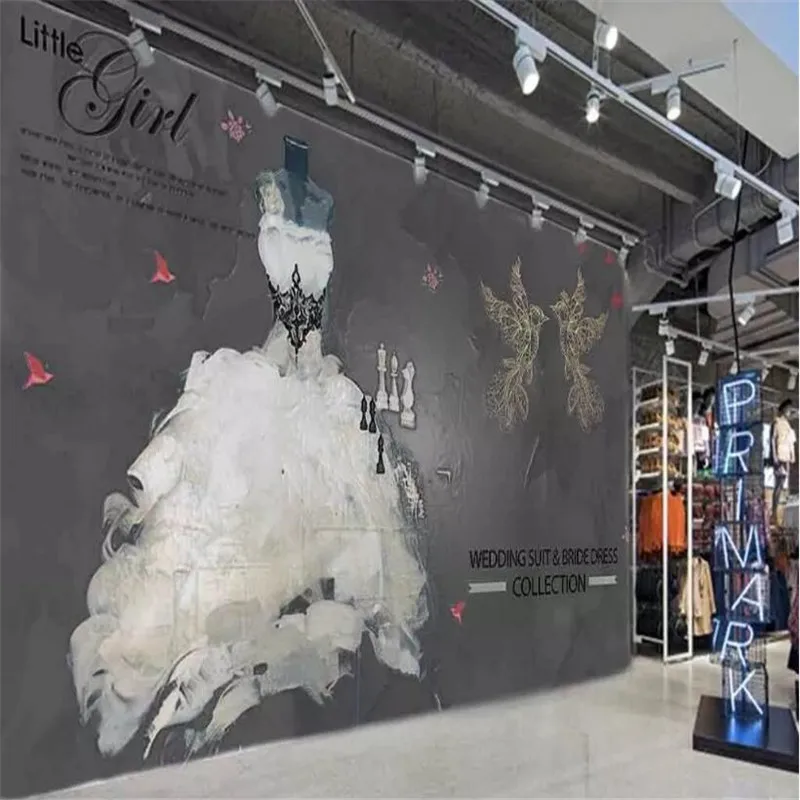 Vintage white swan wedding clothing store tooling background wall custom large wallpaper mural 3D photo wall factory wholesale Vintage white swan wedding clothing store tooling background wall custom large wallpaper mural 3D photo wall factory wholesale