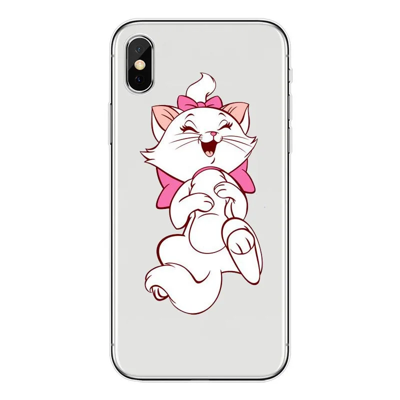 Силиконовый чехол из ТПУ с рисунком "Коты аристократы" Мари коты Кот для Apple