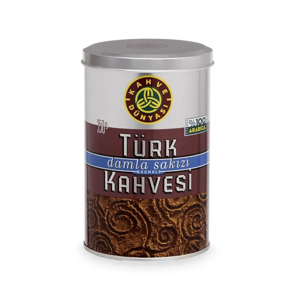 Turkish Roasted Ground Arabica Coffee World Kahve Dünyası