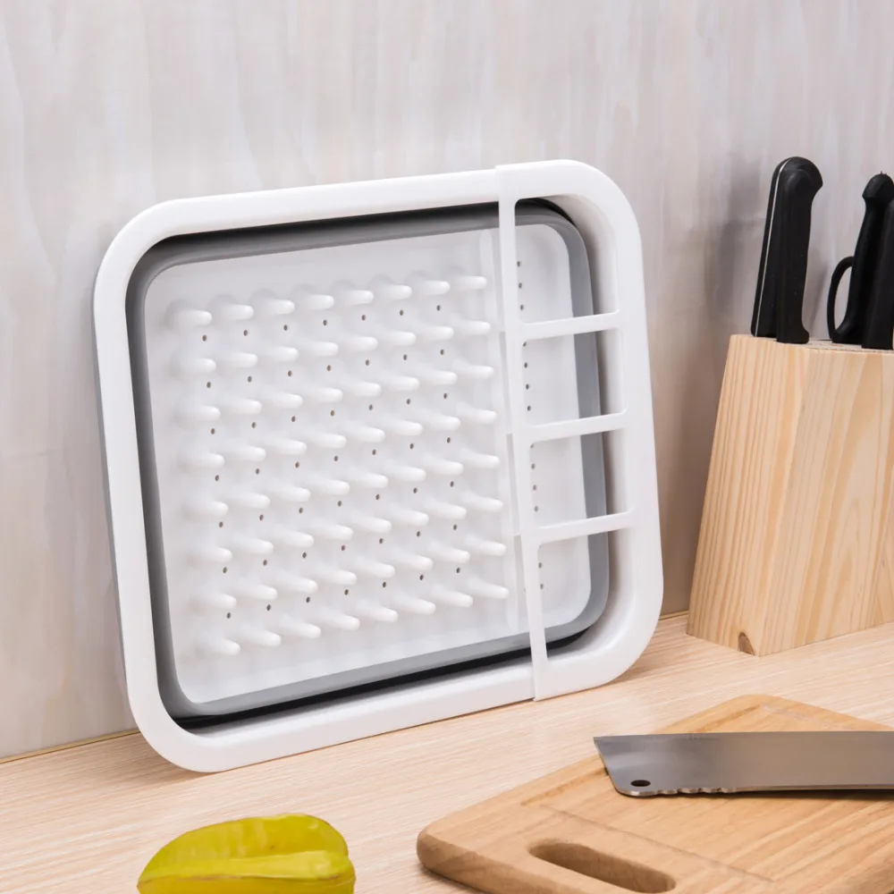 ANHO طوي طبق رف المطبخ تخزين حامل تجفيف عاء أدوات المائدة لوحة المحمولة تجفيف رف المنزل الرف المائدة المنظم