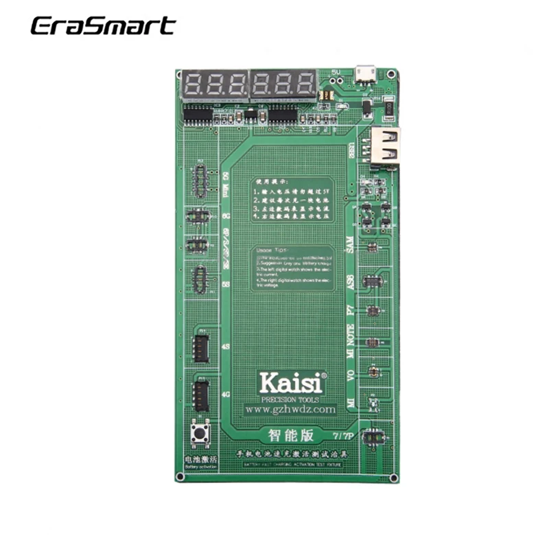 Kiaisi K 9208 6 в 1 профессиональная зарядная плата с кабелем Micro USB для iPhone Samsung Huawei Xiaomi