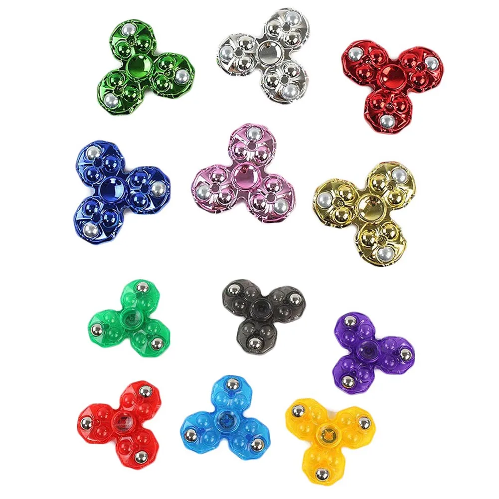 

Plating Hand Finger Spinner Hand Color Random 3d Fidget Hand Spin Pocket EDC For Autism And ADHD Anti Stress