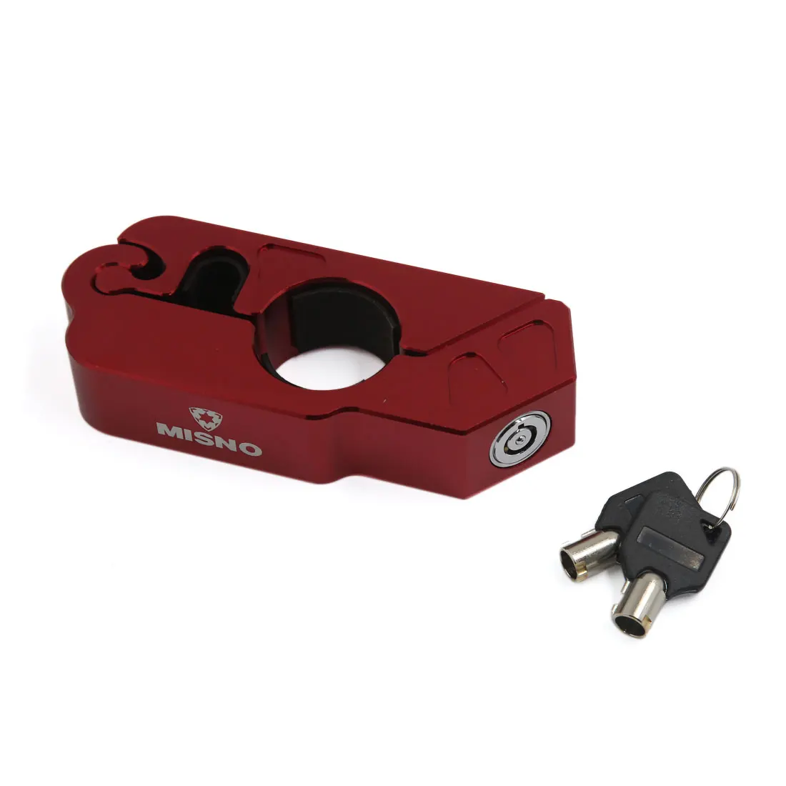 Buy UXCELL Motorcyle Red Aluminum Anti Theft Handlebar