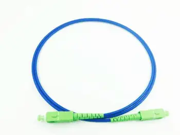 

1000pcs/lot Factory Price SC/APC- SC/APC 1.6mm SM Simplex Armored Armoured G657 A2 Blue 2m Optical Fiber Patchcord/Jumper Cable