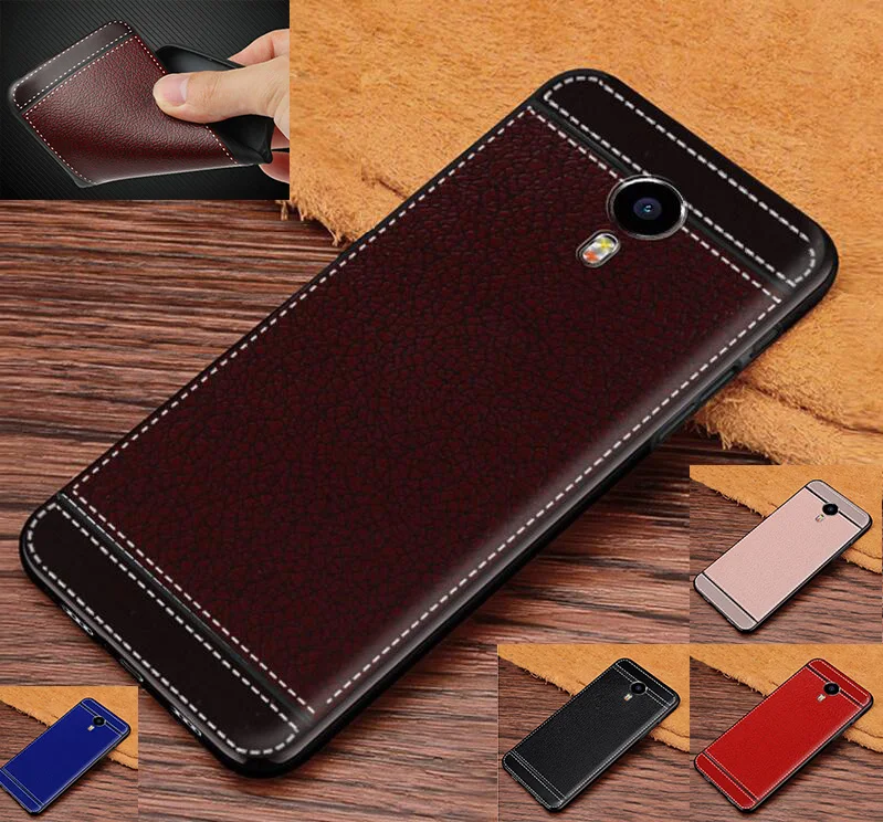 

Case For Meizu M3 Note 5.5inch Luxury Leather Case Texture Soft TPU Cover For Meizu M3 Note M681H M681M M681Q L381H L681H