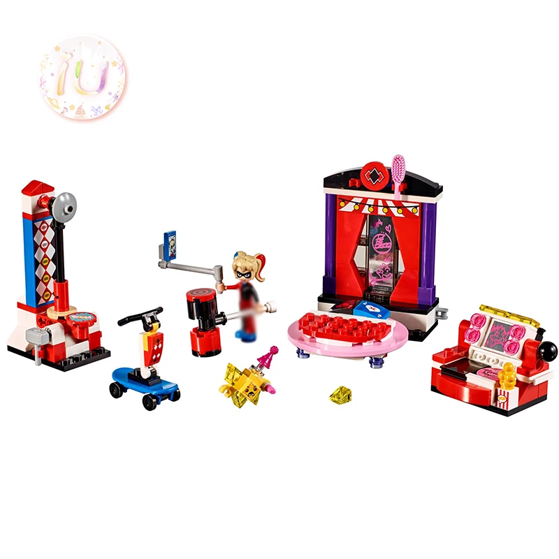 Legoings BELA 10688 супер герой девушки Харли Квинн общежития строительные блоки