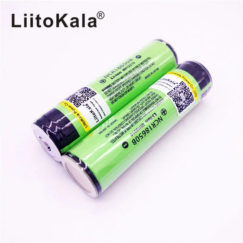 Liitokala Защищенный 18650 3400mah аккумулятор NCR18650B заряжаемый аккумулятор 3,7 V PCB