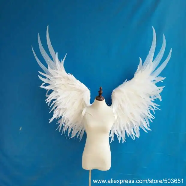 Высокое качество большие размеры красивые белые крылья Ангела мода деко реквизит для вечерние свадебное платье из двух предметов на Хэллоуин, Детский костюм День Святого Валентина творческие ремесла