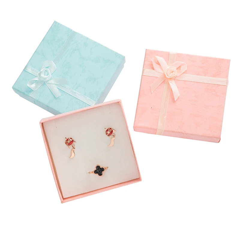 Подарочная коробка для ювелирных изделий 24 шт. 9x9x2 5 см|jewelry set box|ring boxring boxes wholesale |