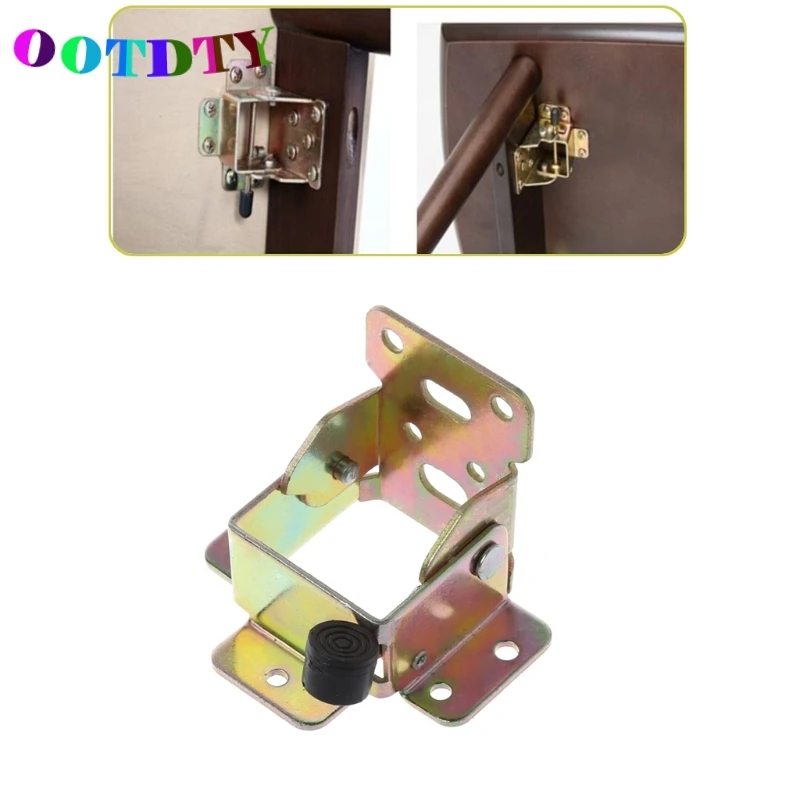 

OOTDTY Folding Hinge Self Lock Fittings Table Chair Leg Steel Support Bracket