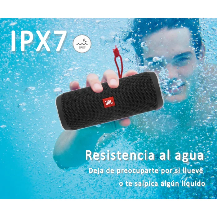 JBL Flip 4 Powerful Bluetooth Speaker, Mini Portable, Wireless, Waterproof BT Speaker with Bass and Stereo Music Perfect Travel