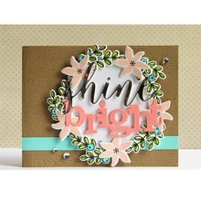 

Shine Words Letter Irregular Metal Cutting Dies Stencils for DIY Scrapbooking Decorative Embossing Paper Cards New 2018 Die