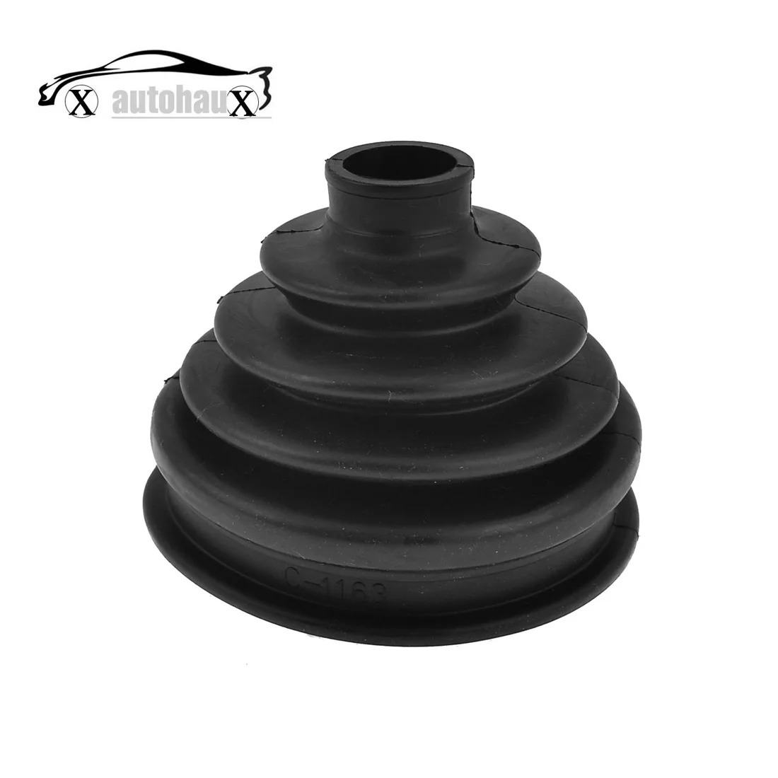 UXCELL Car Black Rubber Outer Axle Cv Joint Boot Dust Cover Protector