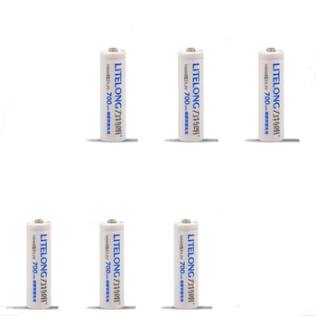

6pcs/lot Camera mouse 3.2V 700mAh AA rechargeable lithium battery 14500 iron phosphate rechargeable battery