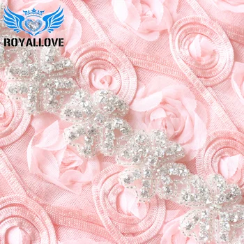 

10 Yards Silver Motif rhinestone appliques belts with beads-line for wedding dresses evening gown decoration applique DIY craft