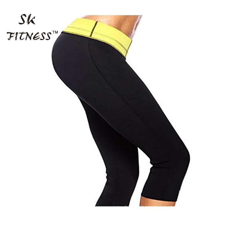 SK FITNESS Women Body Shapers Stretch Control Leggings Neoprene Slimming Sweat Lose Fat Burne