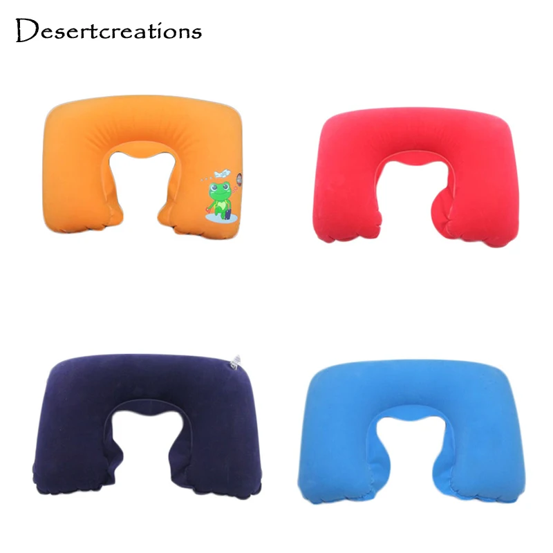 U Shaped Slow Rebound PVC Foam Pillow Travel Neck Pillows Health Care