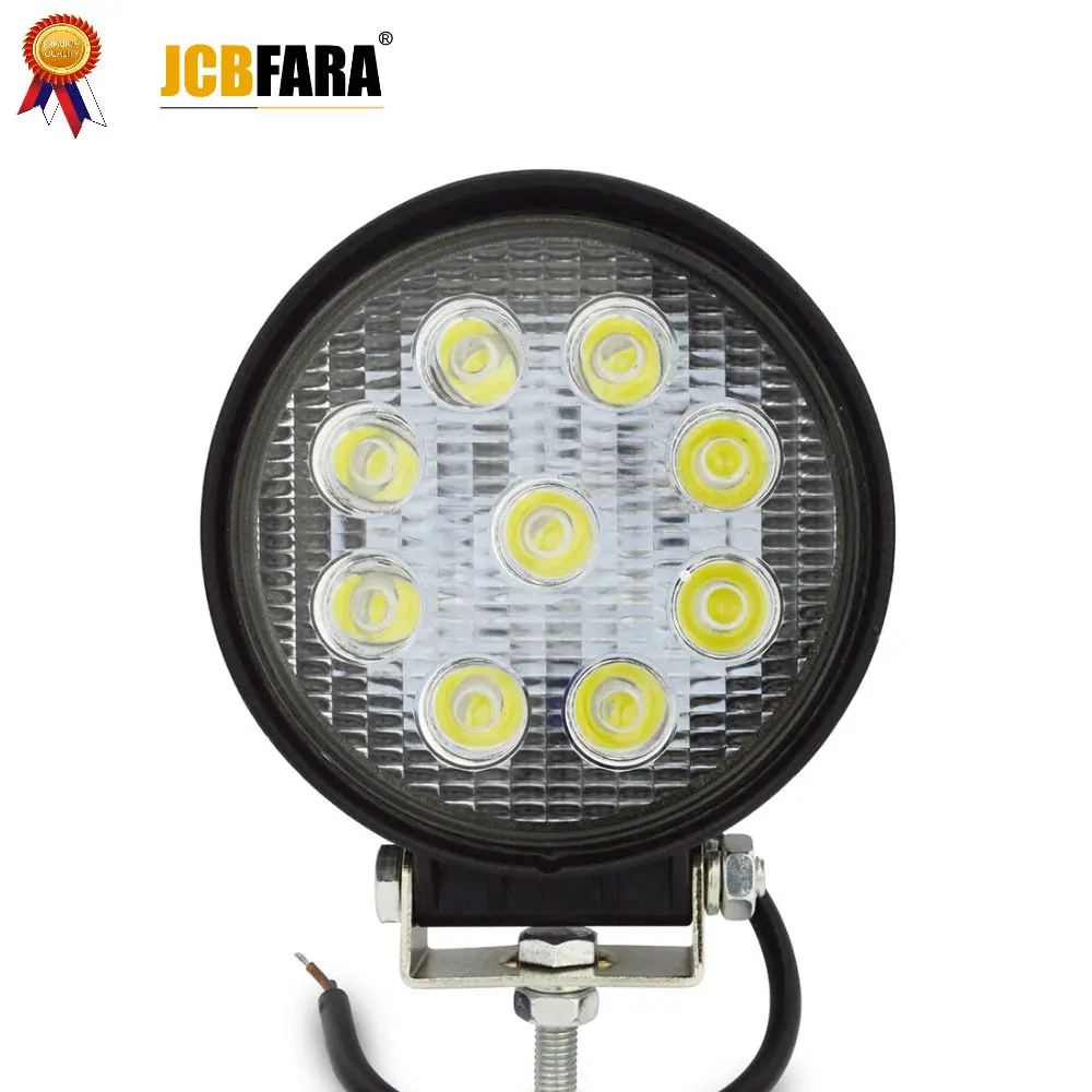 

27W 4 inch LED Work Light Flood Driving Lamp for Car Truck Trailer SUV Offroads Boat 12V 24V