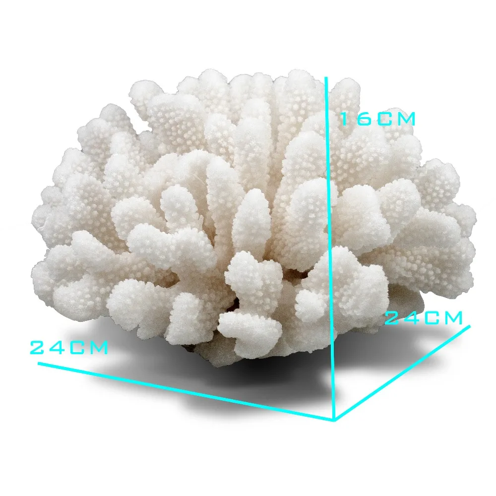 Белый коралл скульптура домашний Декор стильный декоративный акцент Коралловый цветок морской пляж декоративные статуэтки