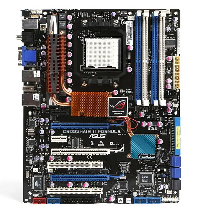 Разъем AM2 для ASUS Crosshair II оригинальная б/у настольная материнская плата DDR2 USB2.0 SATA2 |
