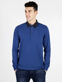 

Long-sleeve polo shirt Cotton