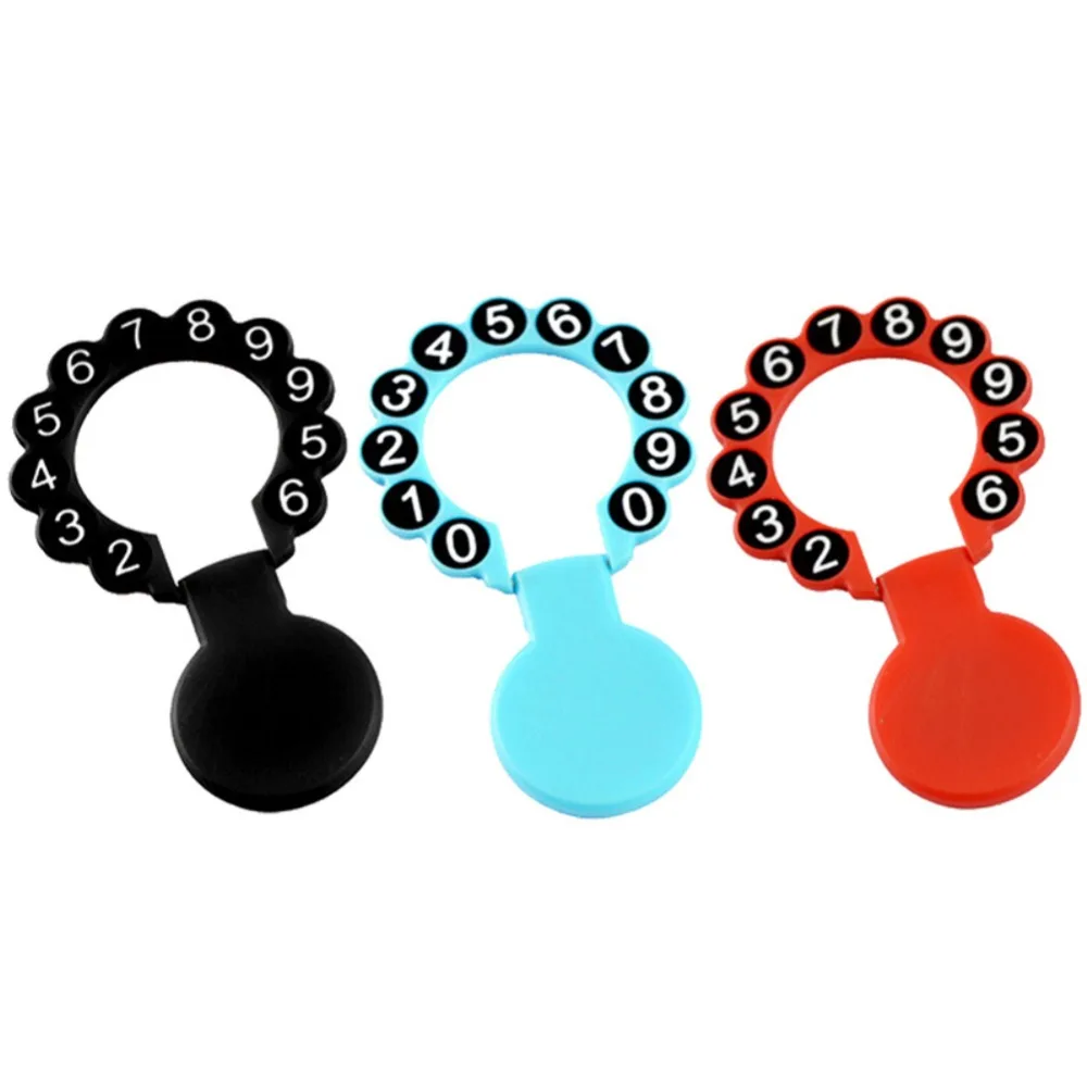 

Car Temporary Parking Mini Stop Sign Telephone Number Plate Car Sticker with Phone Number Sheet Clamshell Car Accessories