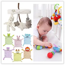 

Soft Baby Crib Toys Rattles Baby Sleeping Rattle Stroller Baby Toys For Children Car Seat Rattle Baby Towel Educational Toys